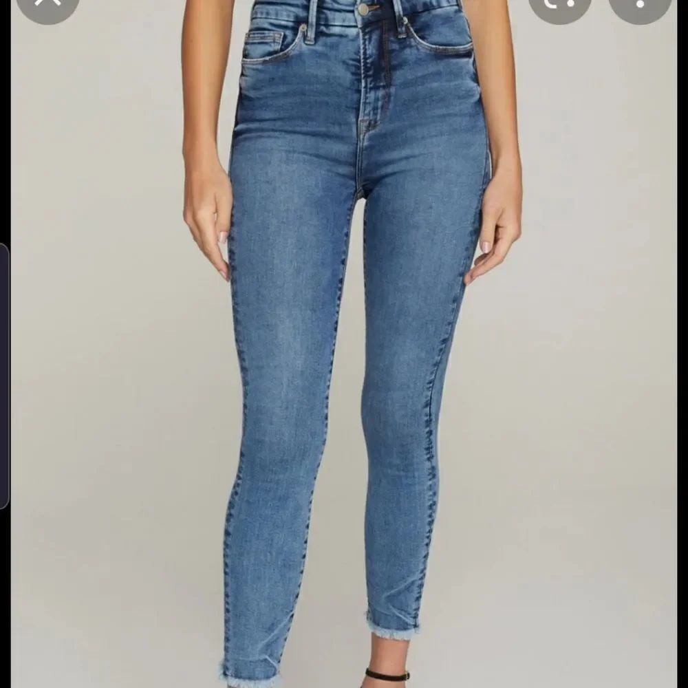 Good American GOOD WAIST CROP Jeans sz 4/27